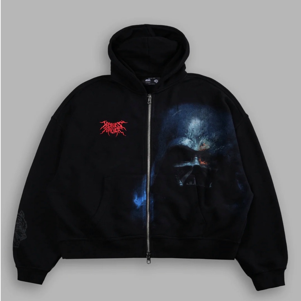 Darc Sport Vader Vex Double Zip Hoodie In Black